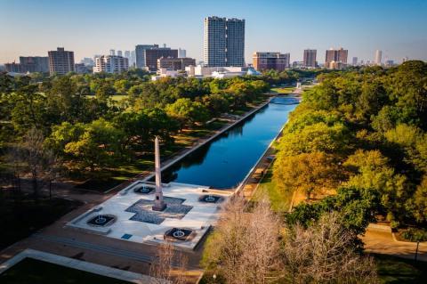 Hermann Park - Aerial View